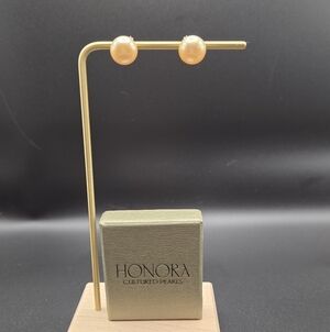 Honora 14kt Gold Pearl Earrings (NWOT)